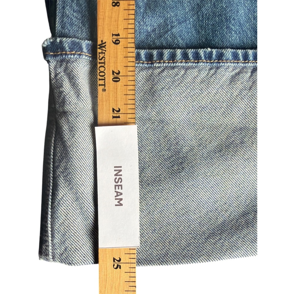 Free People We The Free Final Countdown Cuffed Wide Leg Jean Blue Size 29 S NWT - Picture 10 of 12